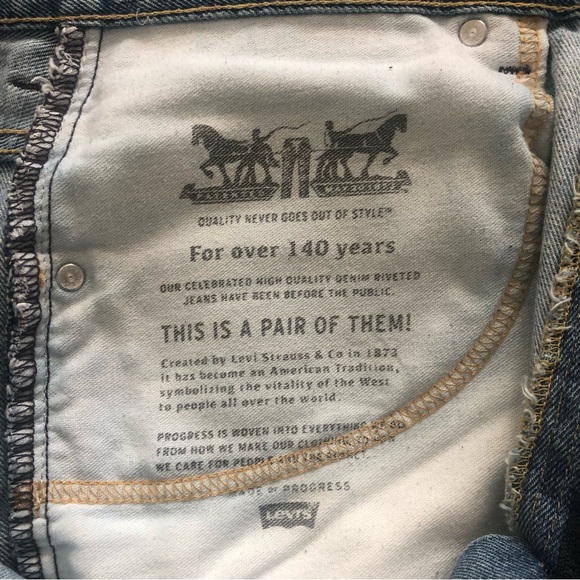 Men’s Bluewash 550 Levis Levi Strauss & Co. 38” x 30” Excellent Condition EUC - Picture 7 of 10